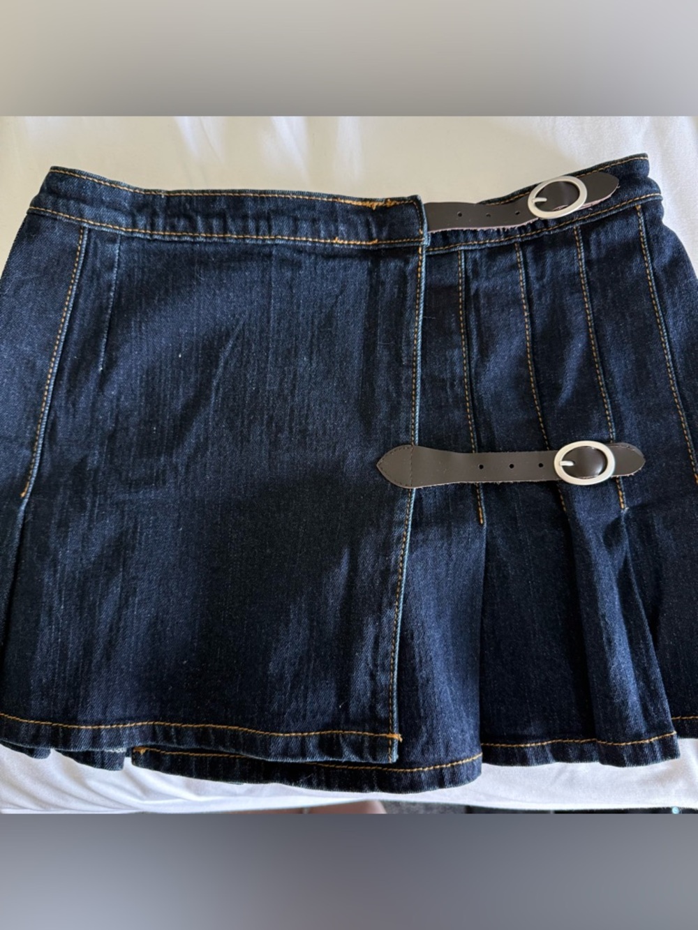 Brandy Melville mini denim skirt